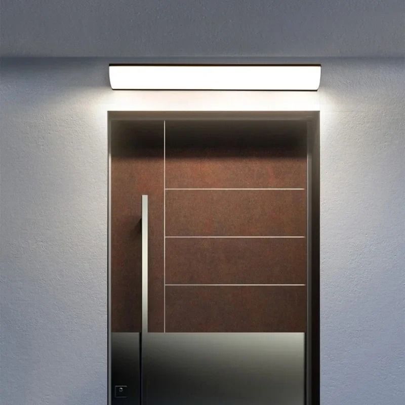 Long Strip Minimalist Outdoor LED Wall Light For Stylish Home Lighting 5