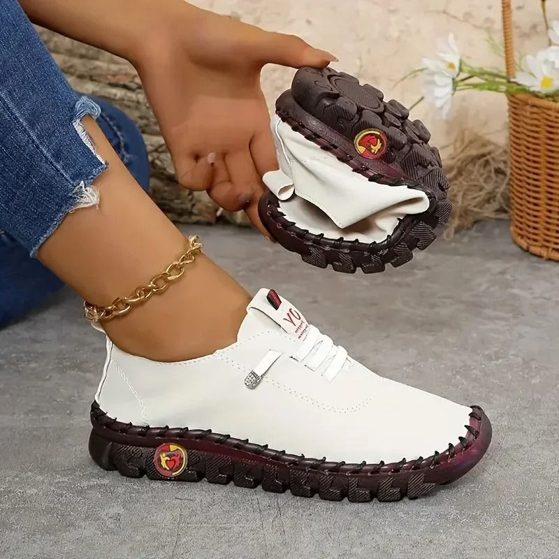 Womens Comfortable Thick Sole Sneakers  Casual Outdoor Walking Shoes 15