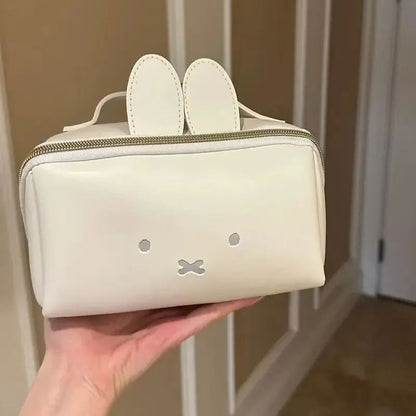 Kawaii Rabbit Makeup And Toiletry Bag  Cute MultiFunctional Portable Storage Pouch For Girls 3