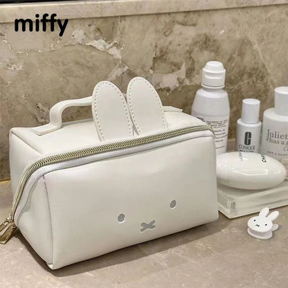 Kawaii Rabbit Makeup And Toiletry Bag  Cute MultiFunctional Portable Storage Pouch For Girls 6