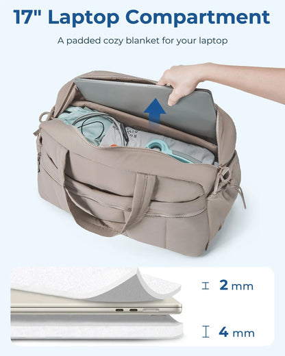 3Piece Lightweight Travel Duffel Bag Set With Shoe Bag And TSAApproved Toiletry Bag  Large Capacity 3