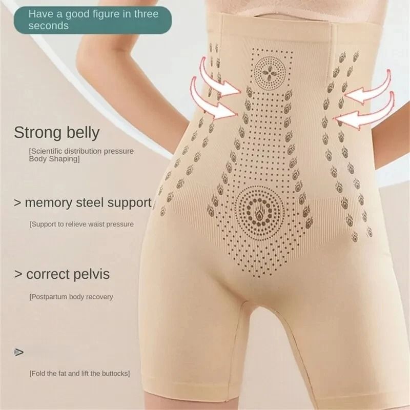 High Waist Shaper Panties Womens Tummy Control Body Shaper Shorts Breathable Tightening Corset
