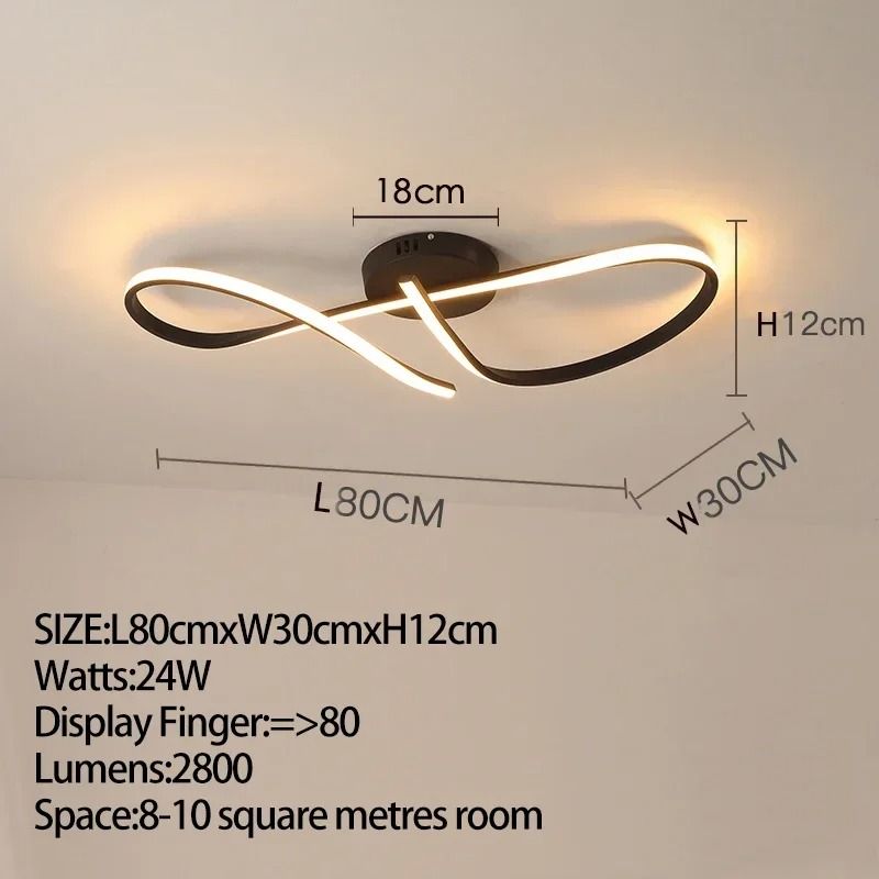 Modern LED Ceiling Light For Indoor Stylish Illumination 9