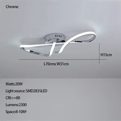 Modern LED Ceiling Light For Indoor Stylish Illumination 7