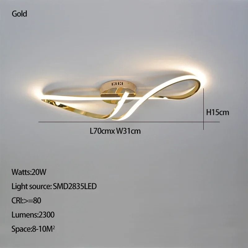 Modern LED Ceiling Light For Indoor Stylish Illumination 8