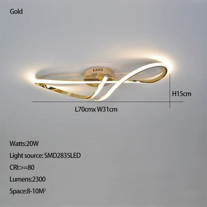 Modern LED Ceiling Light For Indoor Stylish Illumination 8