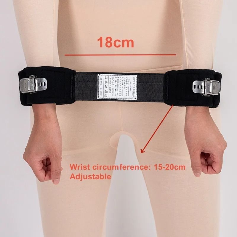 Hands Standing Restraint Strap With Magnetic Key For Patient Safety 7