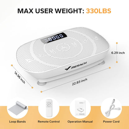 Vibration Plate Exercise Machine Whole Body Workout Fitness Platform Weight Loss And Shaping 4