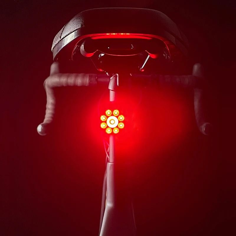 Rechargeable Front and Rear Bike Light Set with Type-C Charging