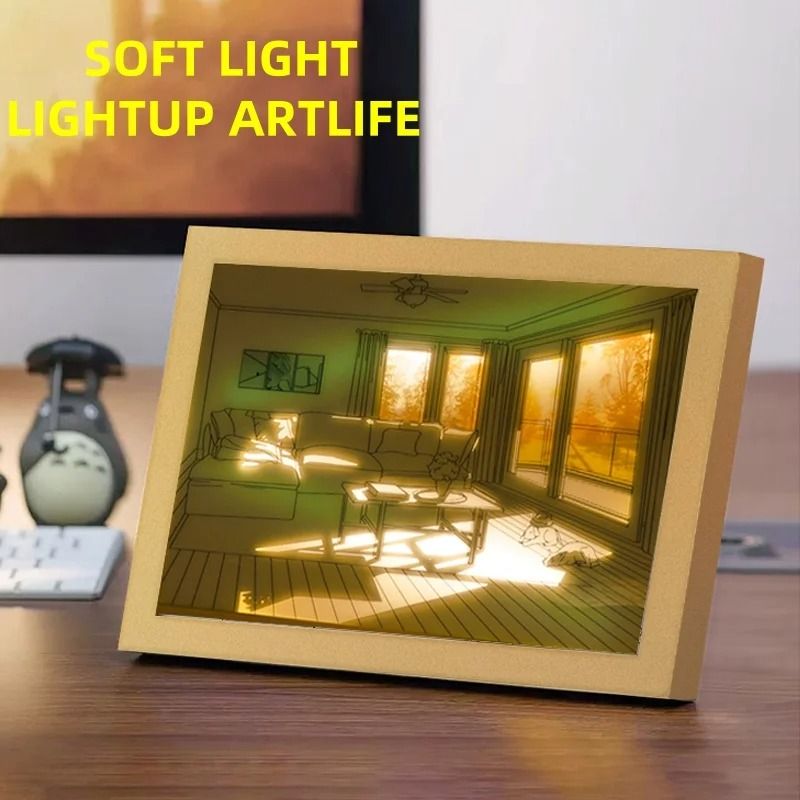 Minimalist Luminous Bedside Art Light For Elegant Ambient Lighting 2
