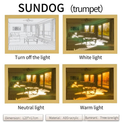 Minimalist Luminous Bedside Art Light For Elegant Ambient Lighting 8