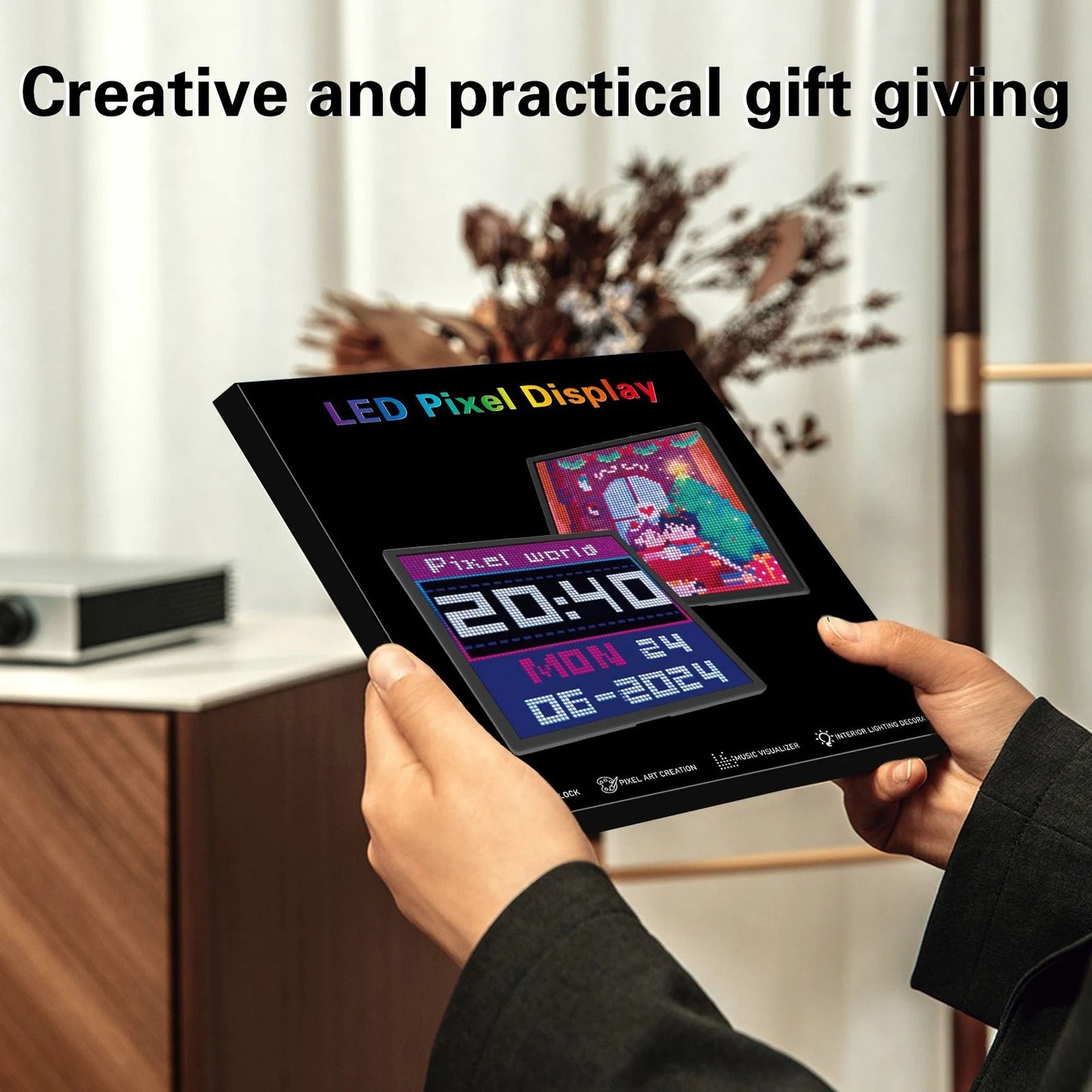 RGB Pixel Art Display Panel With Bluetooth App Control 4