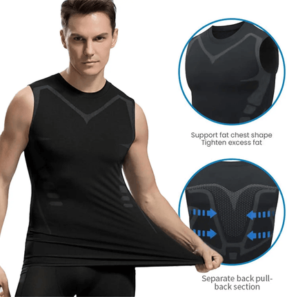 Everyday IceSilk Compression Shaper Vest For Men 3