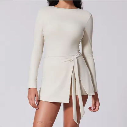 Everyday High Neck Tennis Dress With BuiltIn Shorts 3