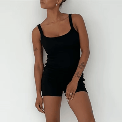 Womens Casual Bodycon Sleeveless Romper