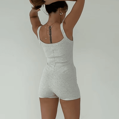 Womens Casual Bodycon Sleeveless Romper 5