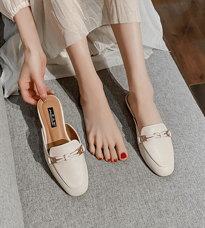Elegant Comfort Womens Flat Slide Mules 2