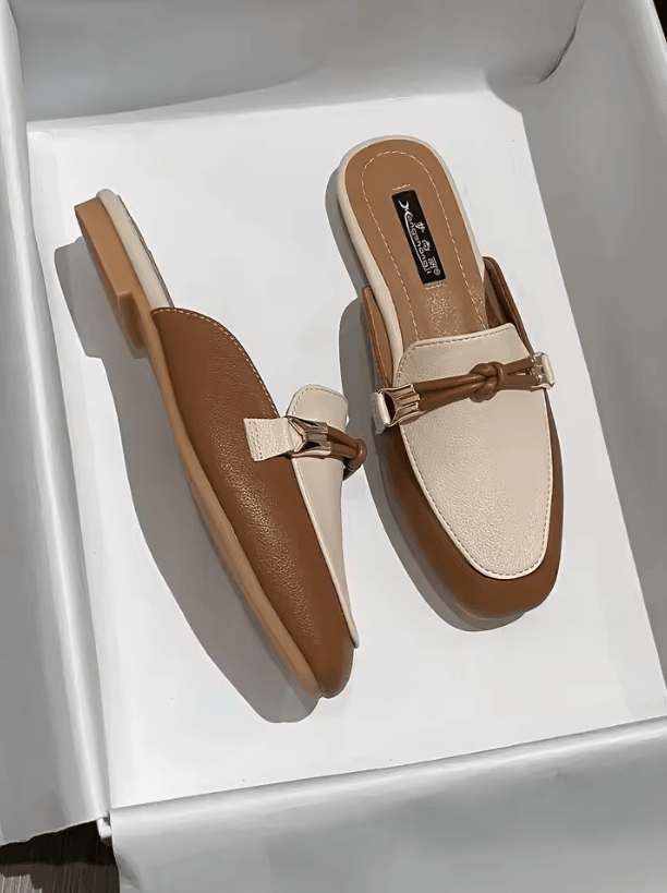 Elegant Comfort Womens Flat Slide Mules 4