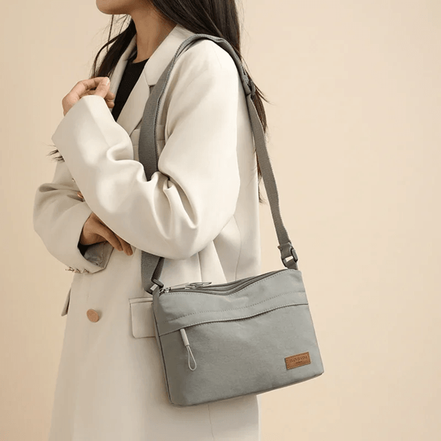 High Capacity Canvas Crossbody Bag With Multi Pockets For Women 2