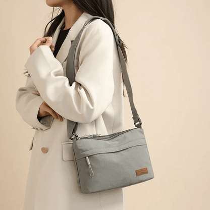 High Capacity Canvas Crossbody Bag With Multi Pockets For Women 2