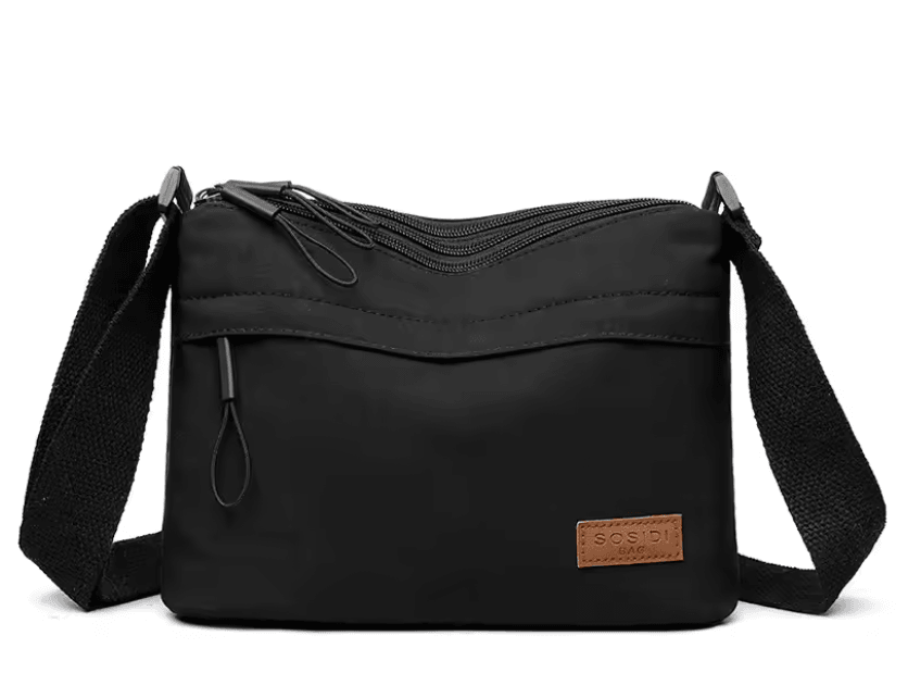 High Capacity Canvas Crossbody Bag With Multi Pockets For Women 4