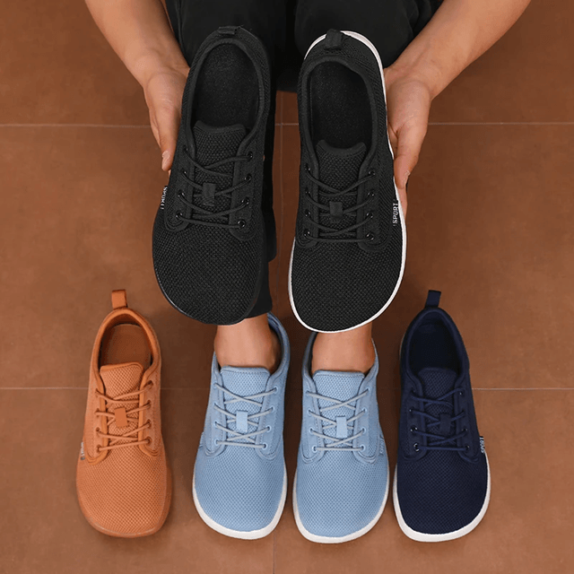 Mens Wide Toe Barefoot Canvas Sneakers