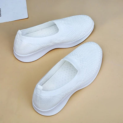 Womens Mesh Slip On Sneakers Breathable Lightweight Casual Outdoor Shoes 5