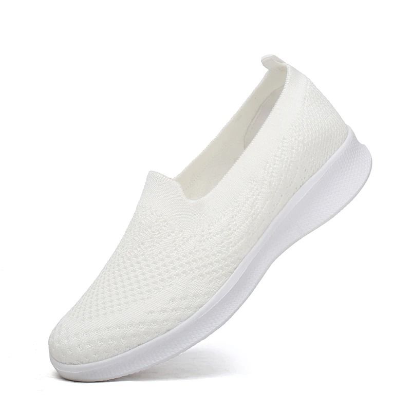 Womens Mesh Slip On Sneakers Breathable Lightweight Casual Outdoor Shoes 6