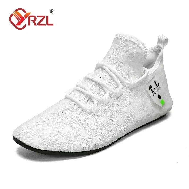 Yrzl Mesh Loafers Men Driving Moccasins Breathable Lightweight Slip On 8