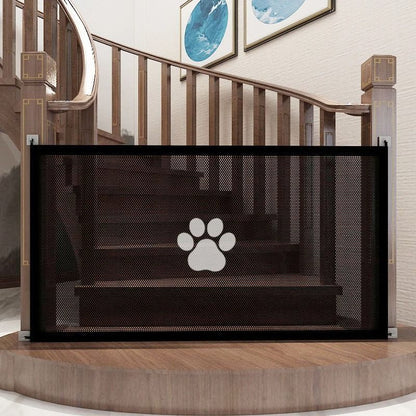 Portable Folding Mesh Pet Barrier for Dogs and Cats Breathable Safety Gate