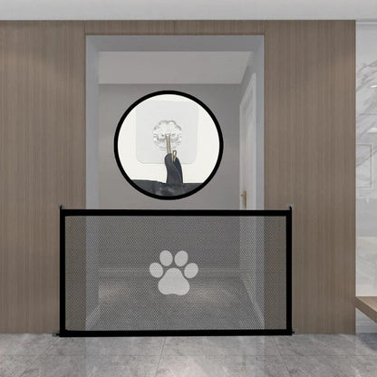 Portable Folding Mesh Pet Barrier For Dogs And Cats Breathable Safety Gate 1