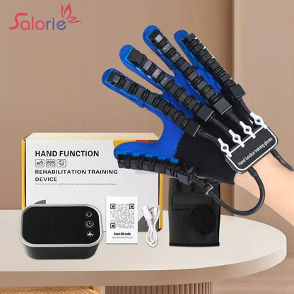 Left and Right Hand Finger Rehabilitation Glove for Stroke and Hemiplegia Therapy