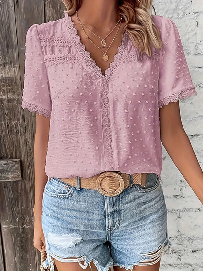 Women Plus Size Casual Long Sleeve Shirt Lightweight Loose Fit Top 9
