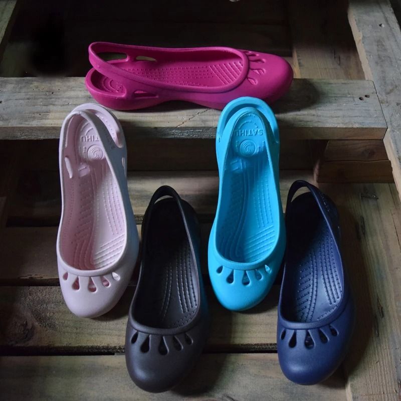 Certified Satihu Lightweight Anti Slip Hole Clogs For Women 6