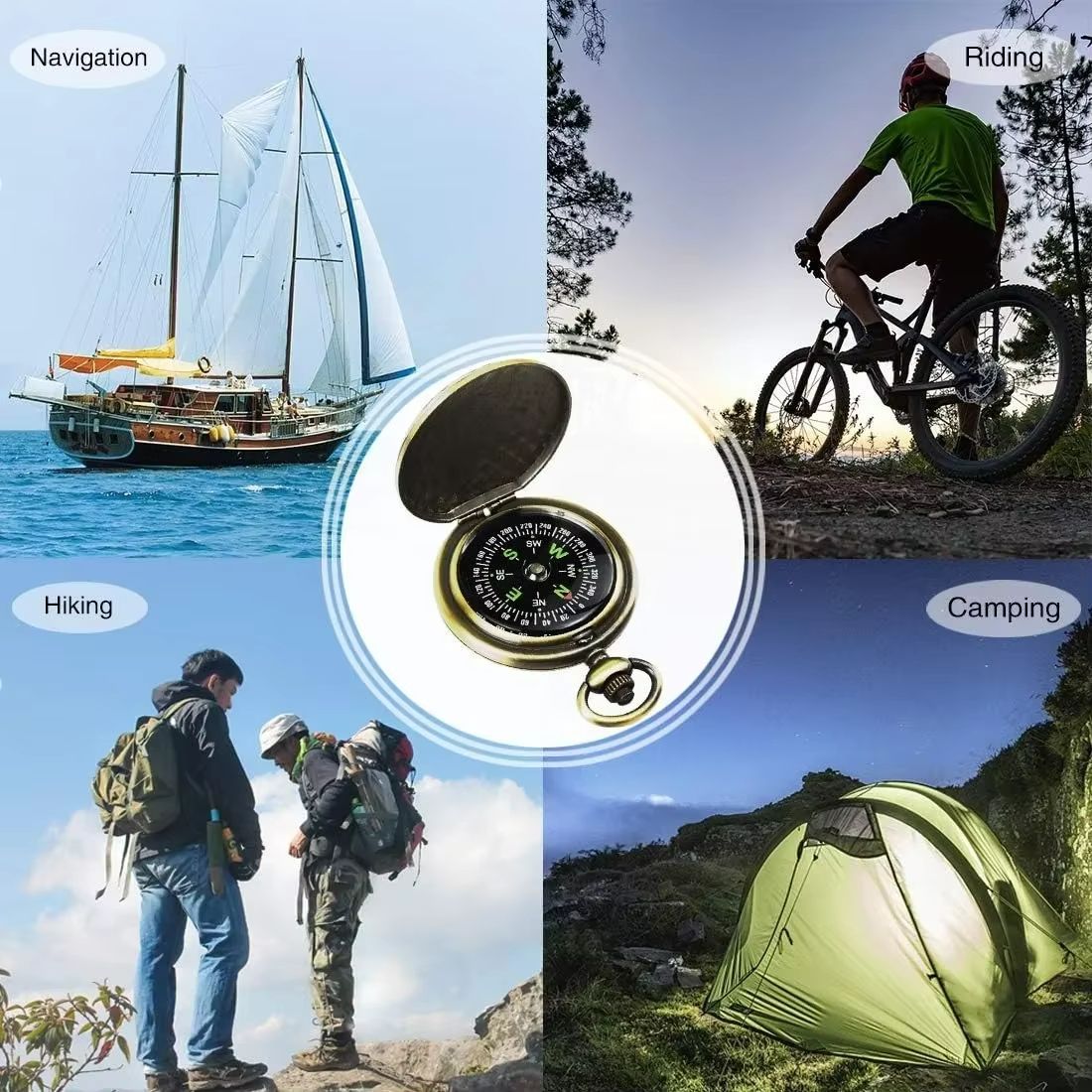 TrailGuide Military Navigation Compass  Lightweight Map Reading Tool For Hiking Camping  Orienteeri 5