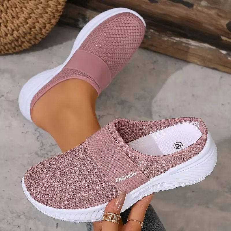 BreezeStep Womens Breathable Mesh SlipOn Flats  Comfortable Casual Walking Shoes 11