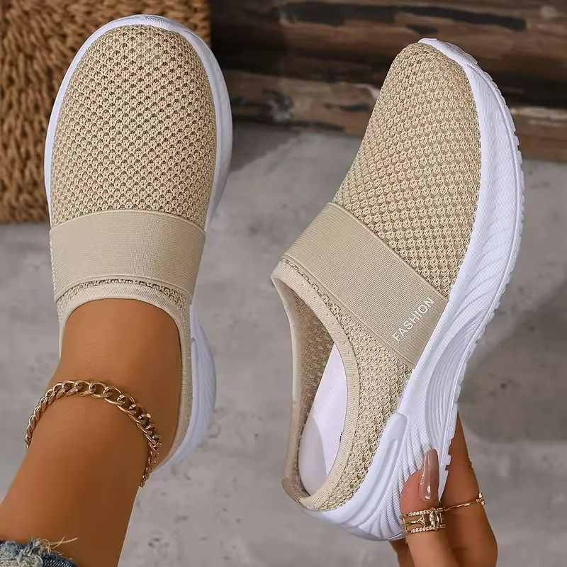 BreezeStep Womens Breathable Mesh SlipOn Flats  Comfortable Casual Walking Shoes 3
