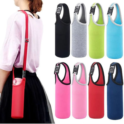 HydraGuard Neoprene Insulated Water Bottle Sleeve – Sports Bottle Carrier & Protective Pouch