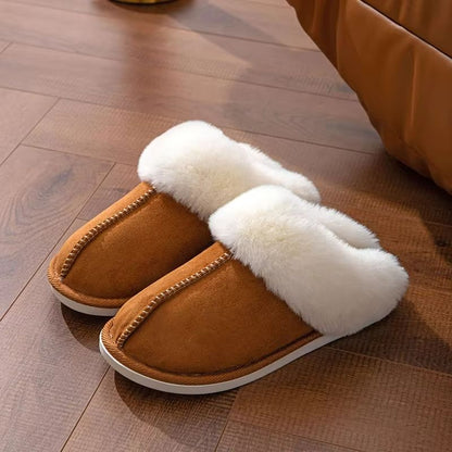 CozyStep Winter Warm Faux Suede Fluffy Slippers  Womens NonSlip Indoor Home Shoes 9