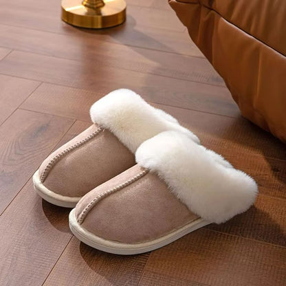 CozyStep Winter Warm Faux Suede Fluffy Slippers  Womens NonSlip Indoor Home Shoes 10