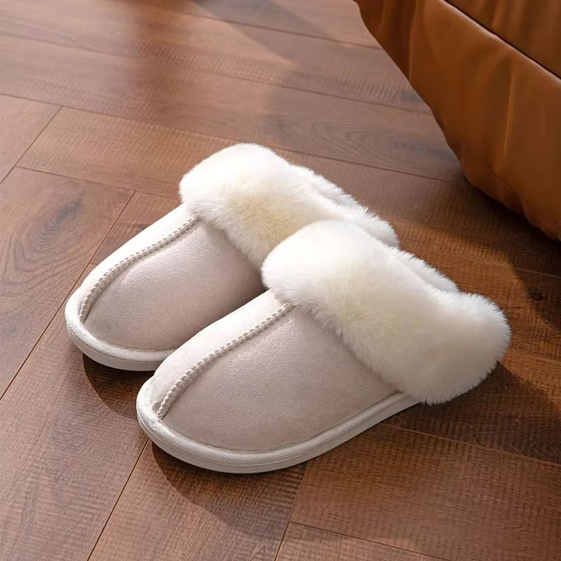 CozyStep Winter Warm Faux Suede Fluffy Slippers  Womens NonSlip Indoor Home Shoes 7