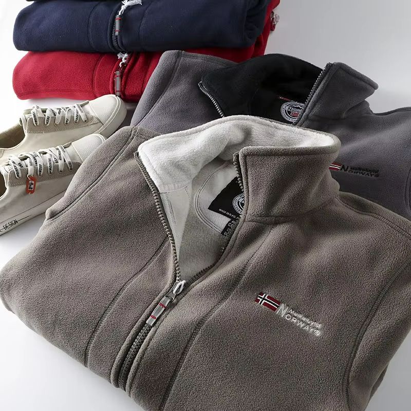 FGKKS Mens Wool Jacket  Thick Winter Casual Coat With Warm Fashion Design 1