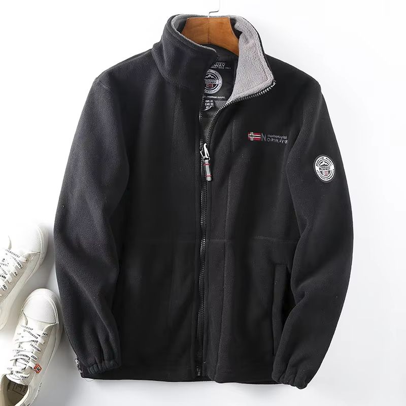 FGKKS Mens Wool Jacket  Thick Winter Casual Coat With Warm Fashion Design 4
