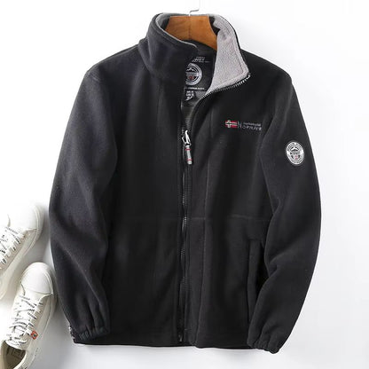 FGKKS Mens Wool Jacket  Thick Winter Casual Coat With Warm Fashion Design 4