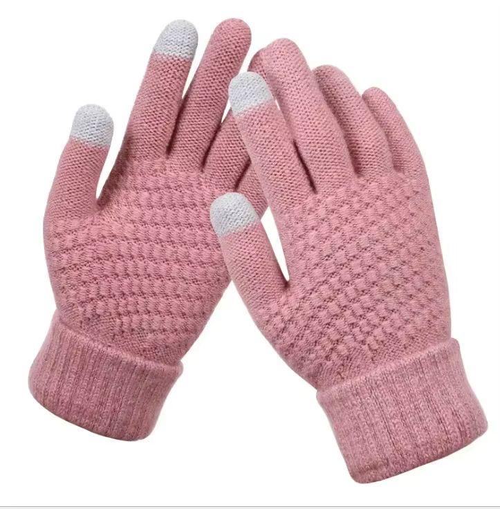 CozyTouch Winter Touch Screen Gloves  Unisex Warm Knit FullFinger Mittens 11
