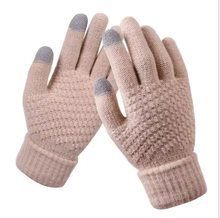 CozyTouch Winter Touch Screen Gloves  Unisex Warm Knit FullFinger Mittens 12