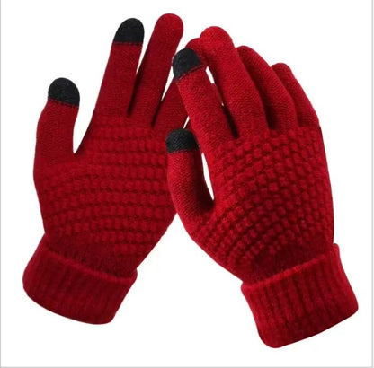 CozyTouch Winter Touch Screen Gloves  Unisex Warm Knit FullFinger Mittens 13