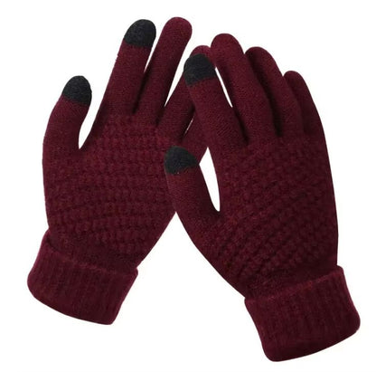 CozyTouch Winter Touch Screen Gloves  Unisex Warm Knit FullFinger Mittens 14