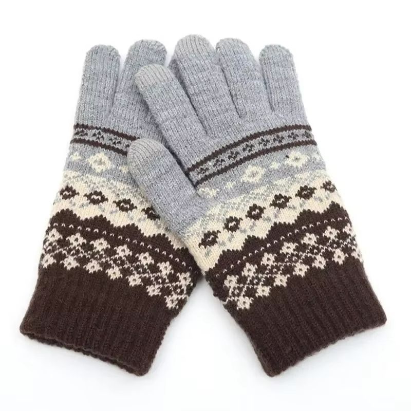 CozyTouch Winter Touch Screen Gloves  Unisex Warm Knit FullFinger Mittens 17
