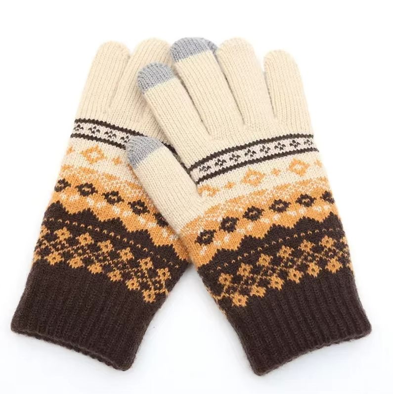 CozyTouch Winter Touch Screen Gloves  Unisex Warm Knit FullFinger Mittens 18